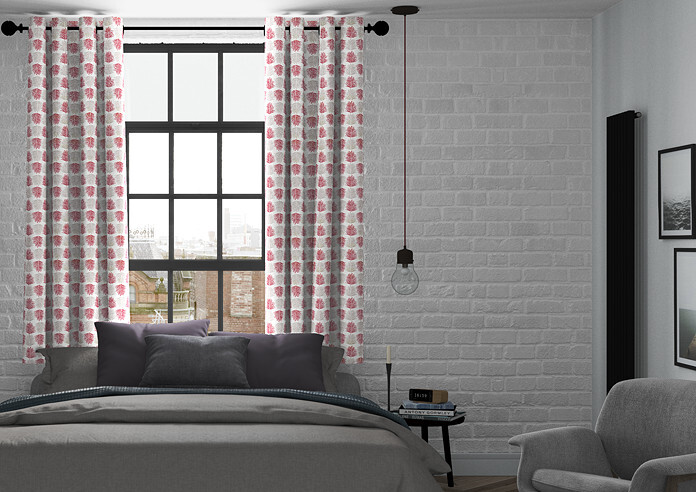 Alfresco, Pomegranate - Made to Measure Curtains - Image 3